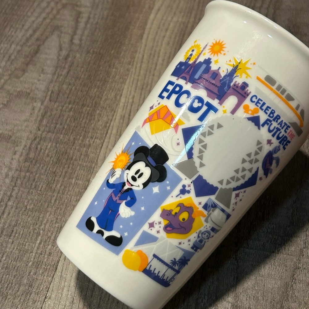 Disney Parks White Tumbler